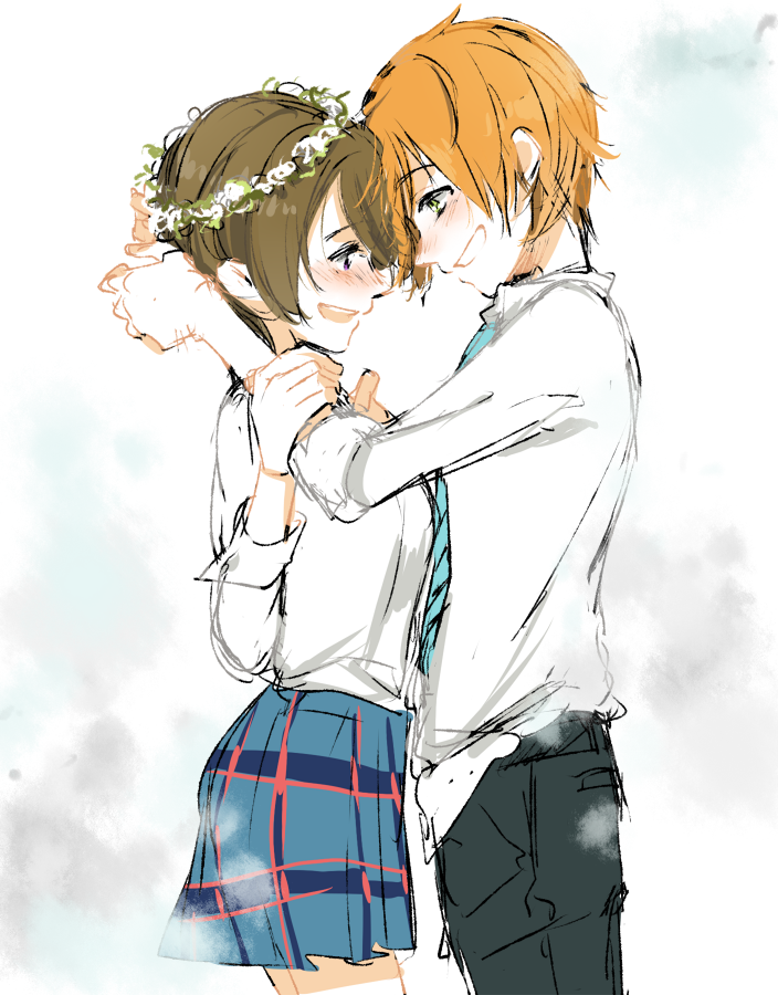 hoshizora rin and koizumi hanayo (love live! and 1 more) drawn by sofy