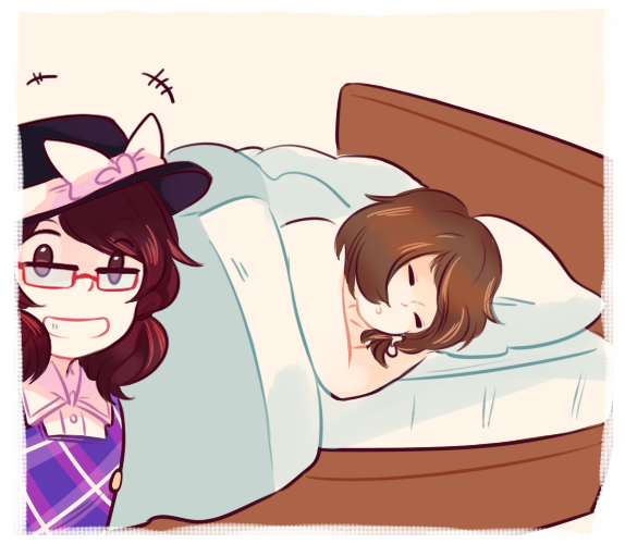 usami renko and usami sumireko (touhou and 1 more) drawn by nekolina