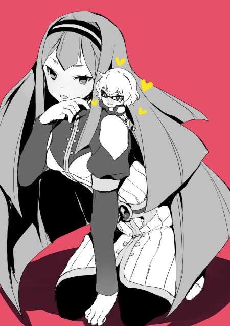 meia and gillis (inazuma eleven and 2 more) drawn by tokio_neo