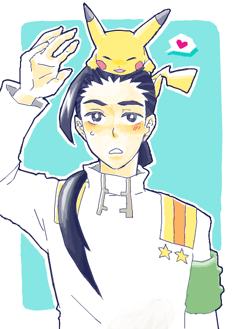 pikachu and rossiu adai (pokemon and 1 more)