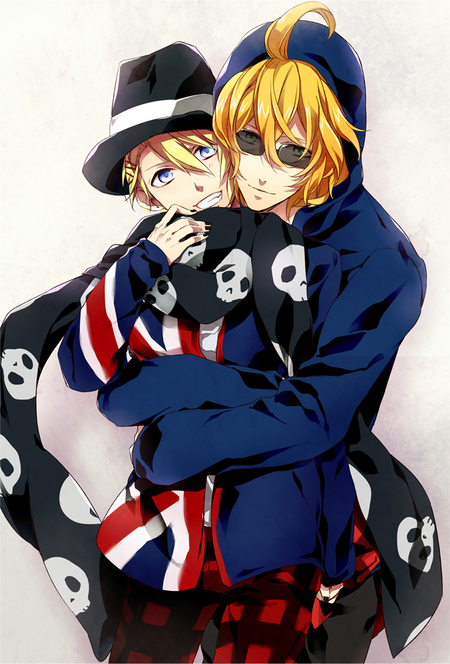 kurusu shou and shinomiya natsuki (uta no prince-sama) drawn by yoowa