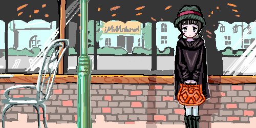 hatoda ako (mahou shoujo ikusei keikaku and 1 more) drawn by hayanye