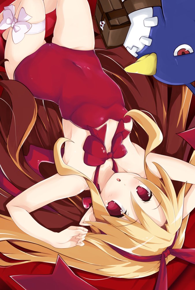 prinny and flonne (disgaea and 1 more) drawn by iwashi_dorobou_-r-