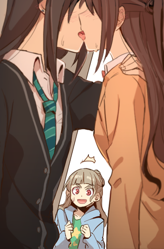 shibuya rin, shimamura uzuki, and kamiya nao (idolmaster and 1 more) drawn by akni