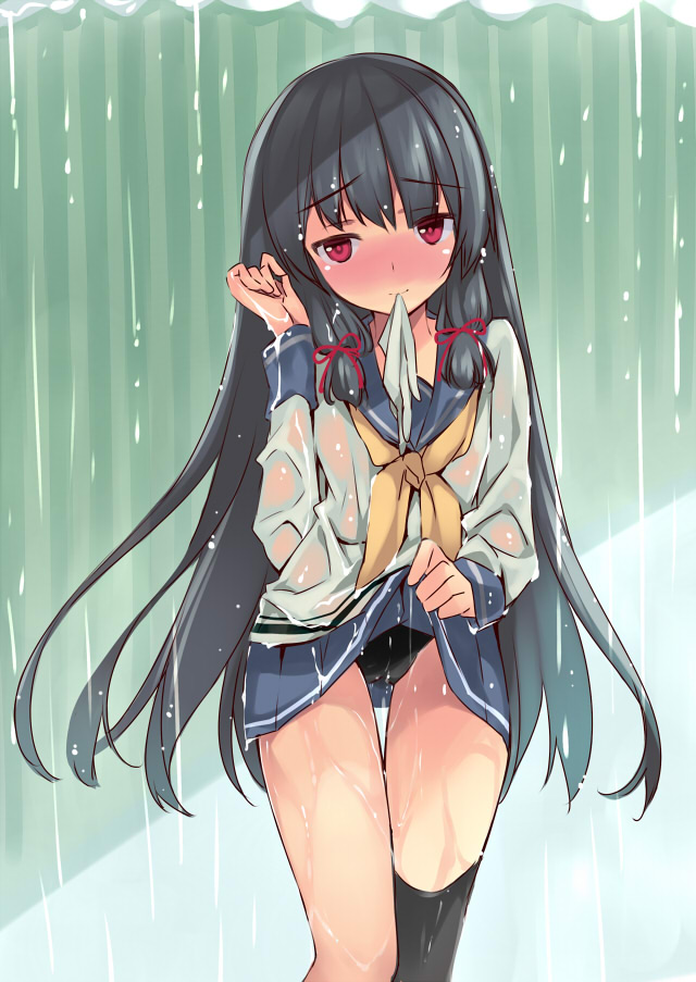 isokaze (kantai collection) drawn by rei_(rei's_room)