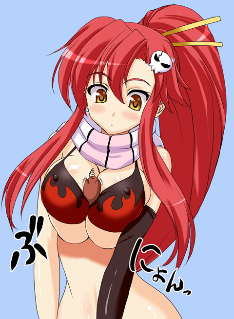 yoko littner and boota (tengen toppa gurren lagann) drawn by kawase_seiki