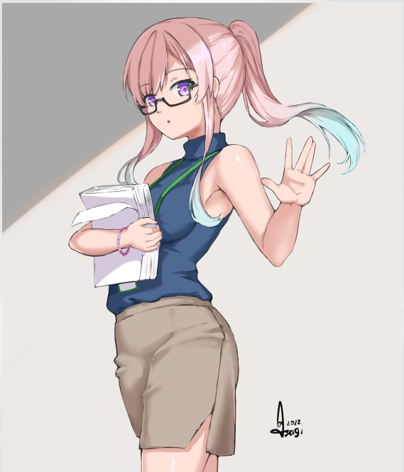 airani iofifteen (hololive and 1 more) drawn by sundajin_asagi