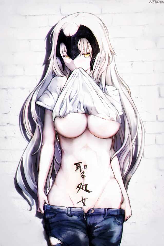 jeanne d'arc alter (fate and 1 more) drawn by nekoya_(liu)
