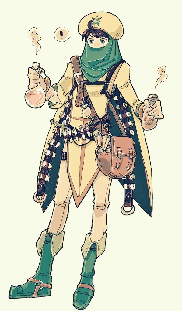 bartz klauser and chemist (final fantasy and 1 more) drawn by saitou_piyoko