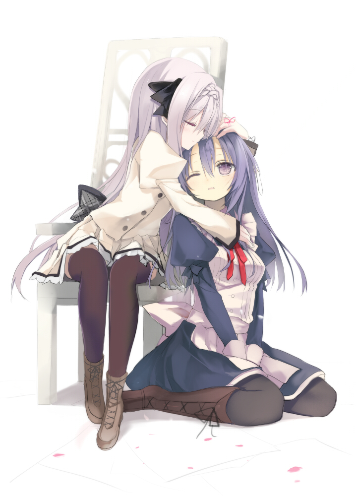 sakurakouji luna, ookura yuusei, and kokura asahi (tsuki ni yorisou otome no sahou) drawn by shino_(eefy)