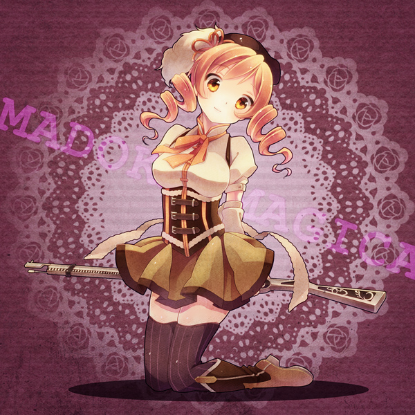 tomoe mami (mahou shoujo madoka magica) drawn by yu_(y-z)