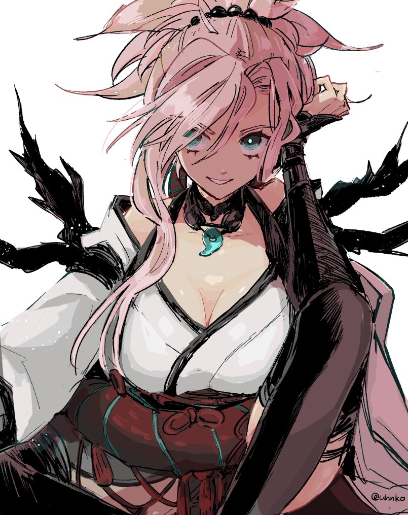 miyamoto musashi (fate and 1 more) drawn by uhana