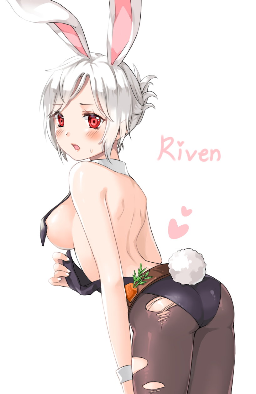 riven and battle bunny riven (league of legends) drawn by canape_(canape0130)