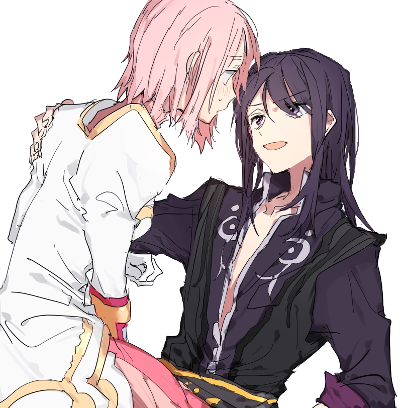 yuri lowell and estellise sidos heurassein (tales of and 1 more) drawn by imea