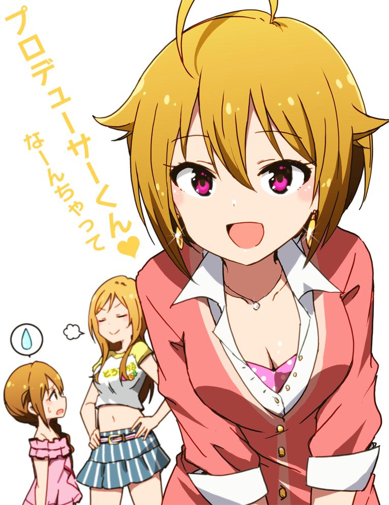 ibuki tsubasa, baba konomi, and momose rio (idolmaster and 2 more) drawn by kidachi