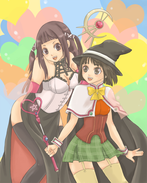 sendou yukari and toujou ruby (rosario+vampire) drawn by cord-yoshikazu