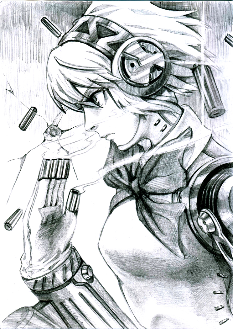 aigis (persona and 1 more) drawn by kokubox