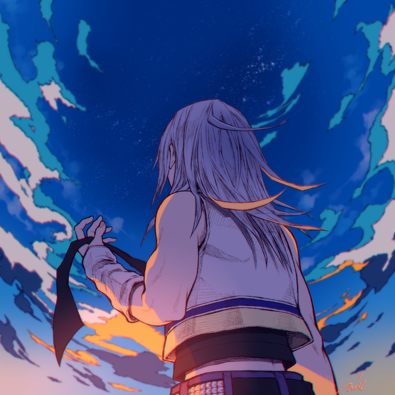 riku (kingdom hearts and 1 more) drawn by mim_(mimya0600)