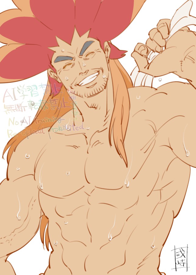 alder (pokemon and 1 more) drawn by sanwari_(aruji_yume)