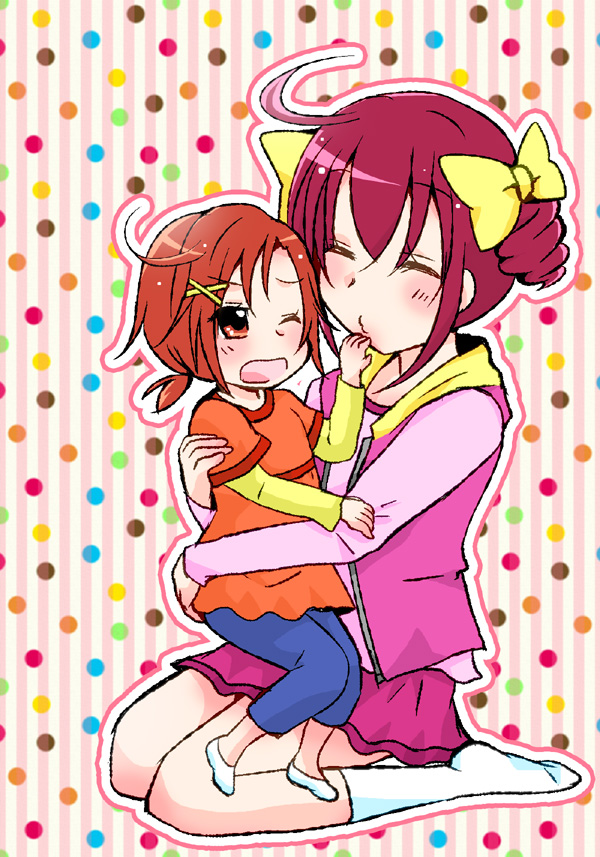 hino akane and hoshizora miyuki (precure and 1 more) drawn by makinomaki