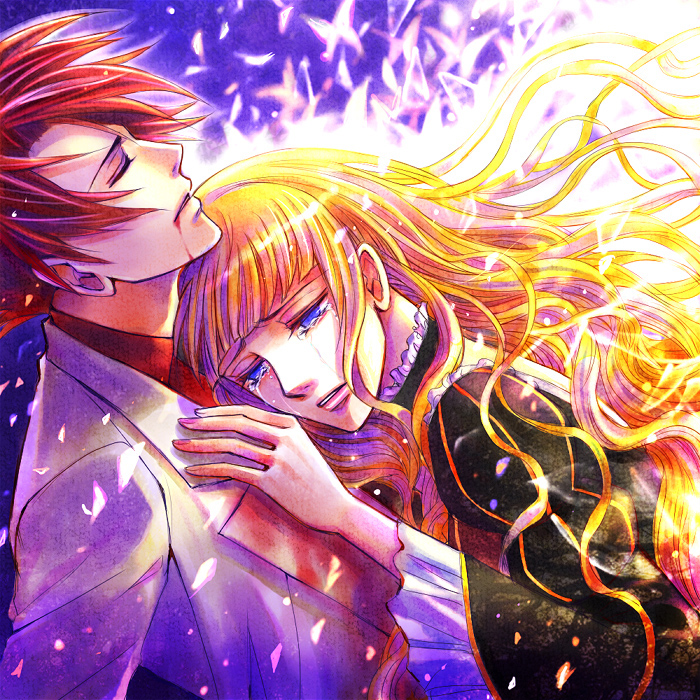 beatrice and ushiromiya battler (umineko no naku koro ni) drawn by kaoru