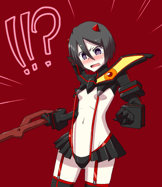 matoi ryuuko, senketsu, and kuchiki rukia (kill la kill and 1 more) drawn by harurukan