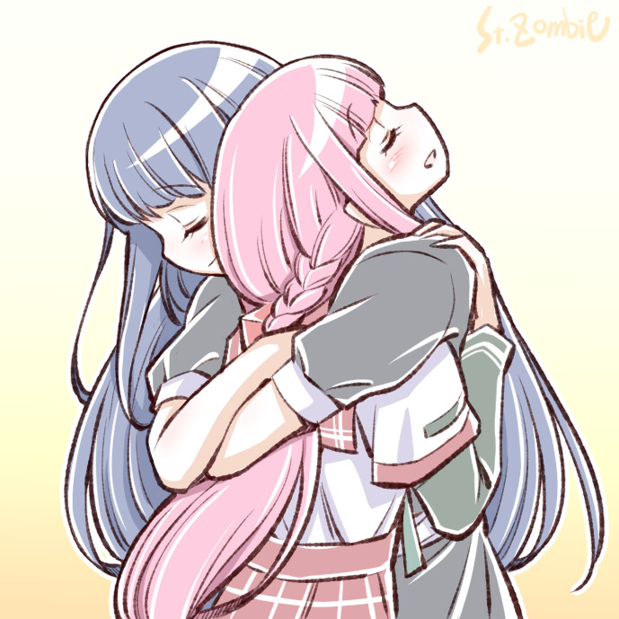 tamaki iroha and nanami yachiyo (mahou shoujo madoka magica and 1 more) drawn by studiozombie