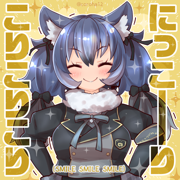 dire wolf (kemono friends and 1 more) drawn by coroha