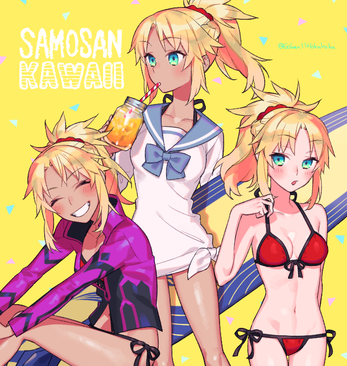 mordred (fate and 1 more) drawn by sara_(kurome1127)