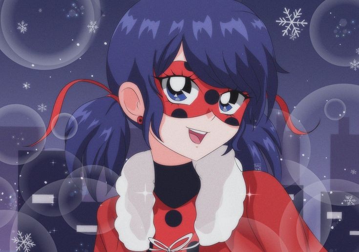 marinette dupain-cheng and ladybug (miraculous ladybug) drawn by brenni_murasaki