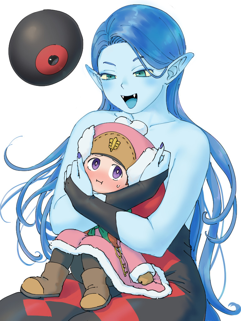 witch lady and iru (dragon quest and 3 more) drawn by arinsu_(kodamamaimai)