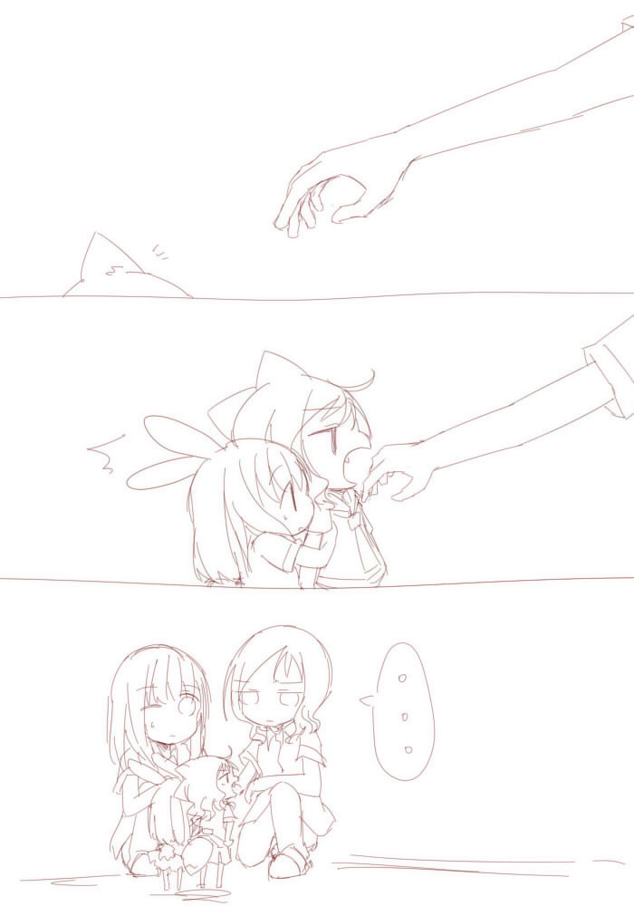 takei hisa and fukuji mihoko (saki) drawn by fud