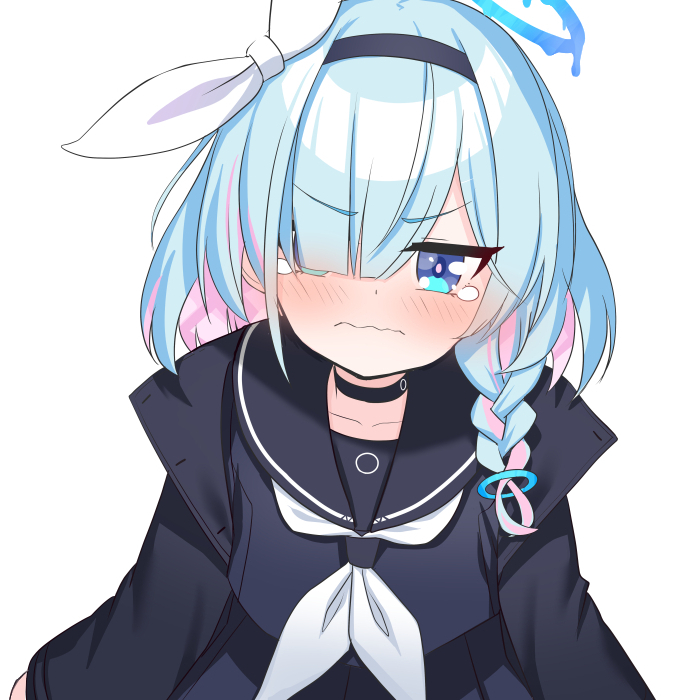 arona and plana (blue archive) drawn by o_(rakkasei)