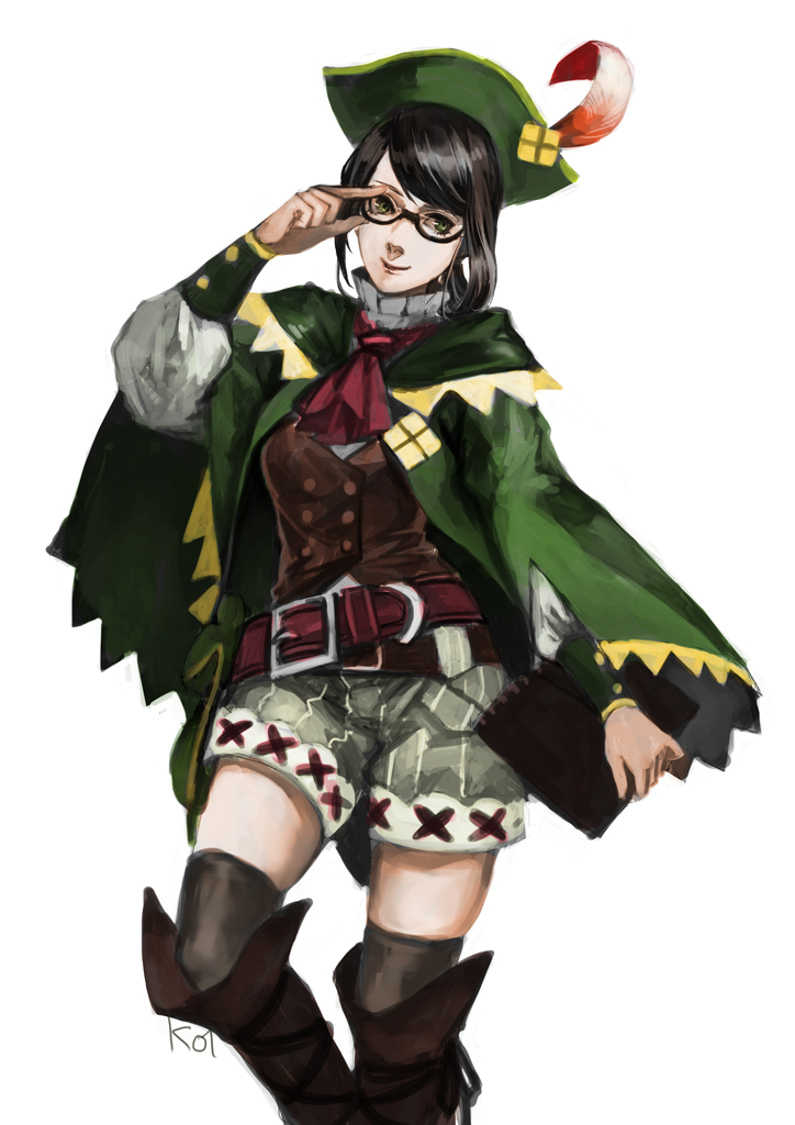 guildmarm (monster hunter and 1 more) drawn by puuzaki_puuna