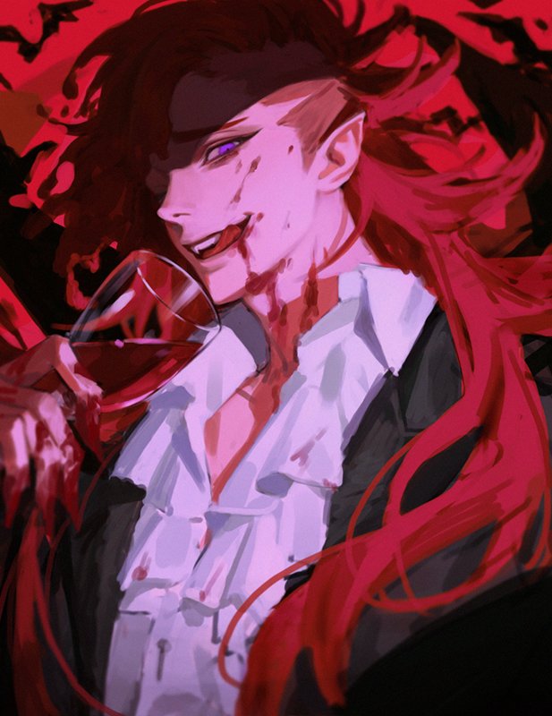 vampire cookie (cookie run and 1 more) drawn by zero_q_0q