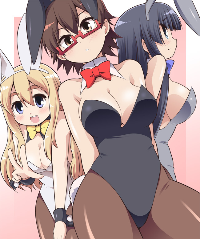 akiyama mio, kotobuki tsumugi, and manabe nodoka (k-on!) drawn by serebi_ryousangata