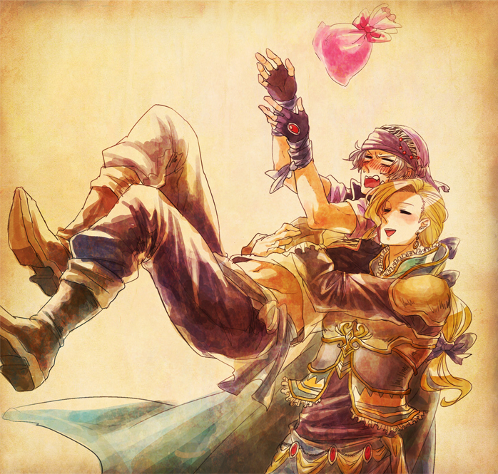 locke cole and edgar roni figaro (final fantasy and 1 more) drawn by beruga_(ldwm_)