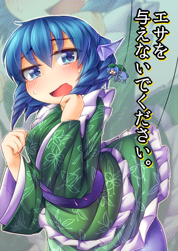 kawashiro nitori and wakasagihime (touhou) drawn by fun_bo