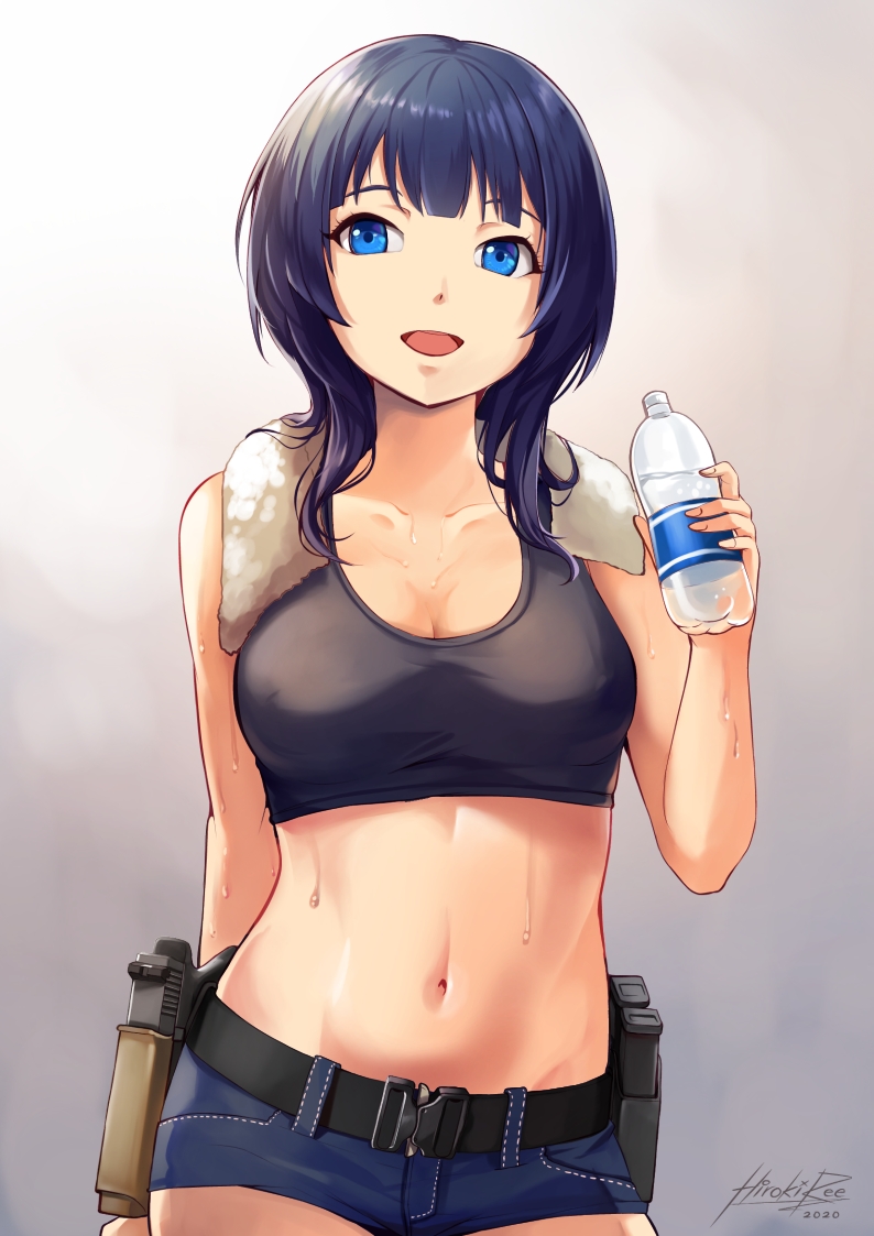 asaka karin (love live! and 2 more) drawn by hiroki_ree