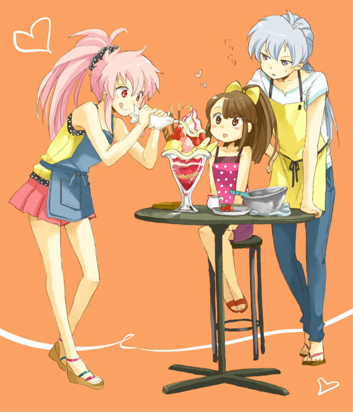 arche klein, fujibayashi suzu, and falken barklight (tales of and 1 more) drawn by k-mame