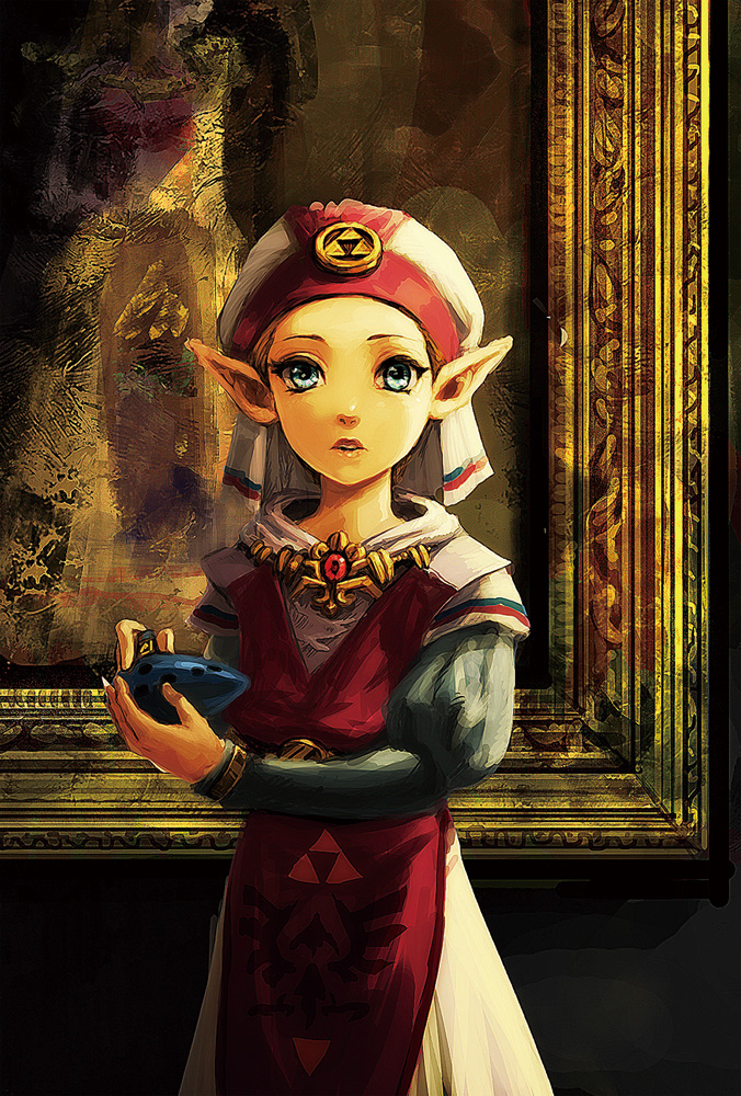 princess zelda and young zelda (the legend of zelda and 1 more) drawn by kiyoharu_(stella)