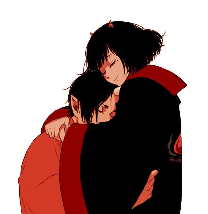hoozuki and peach maki (hoozuki no reitetsu) drawn by yasoji_(16321578)