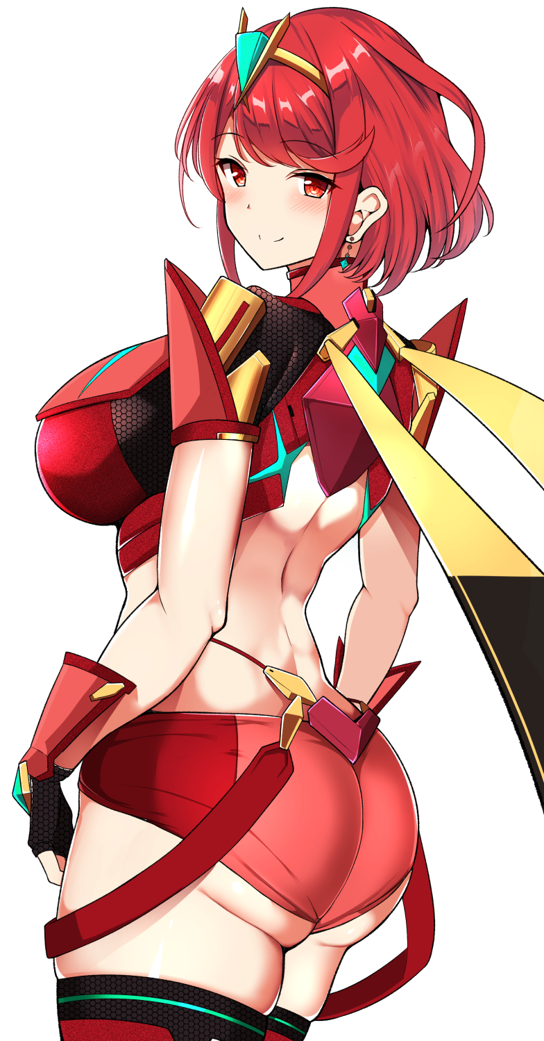pyra (xenoblade chronicles and 1 more) drawn by noeomi