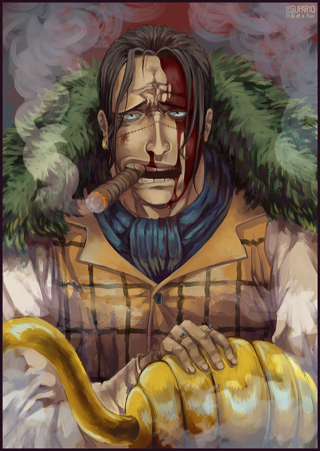 crocodile (one piece) drawn by supario