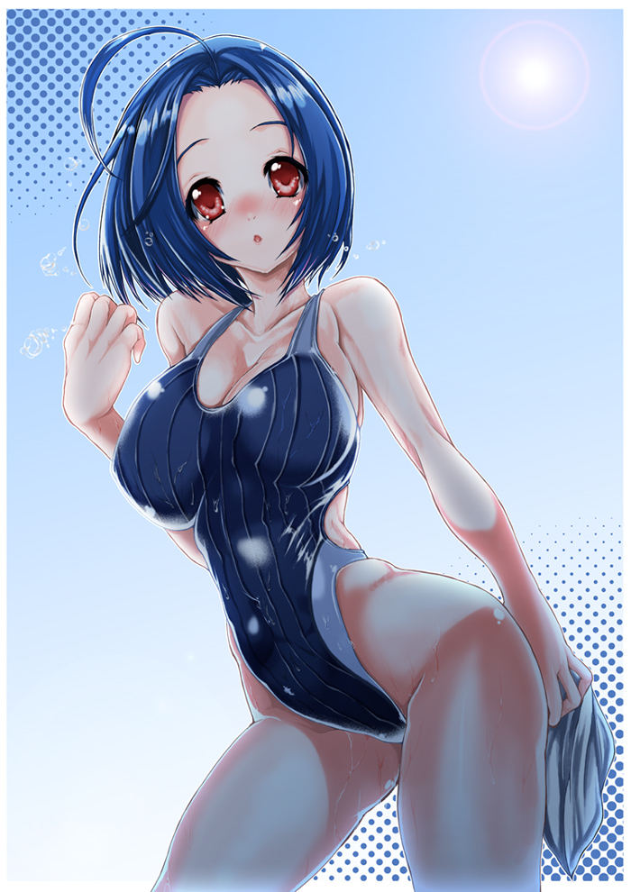 miura azusa (idolmaster and 1 more) drawn by ken_nave