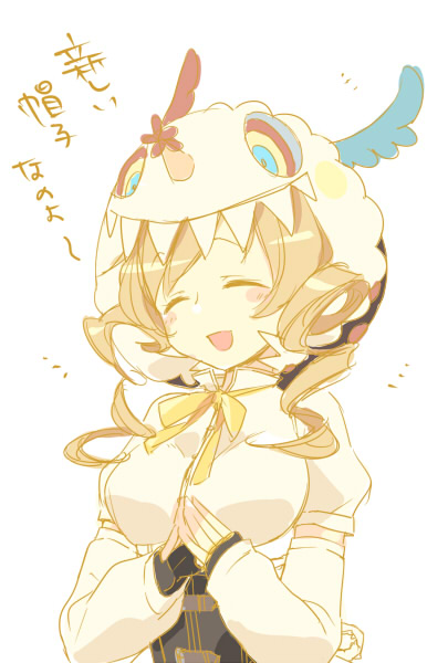 tomoe mami and charlotte (mahou shoujo madoka magica) drawn by hiokirasu