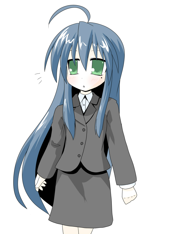 izumi konata (lucky star) drawn by hujikok