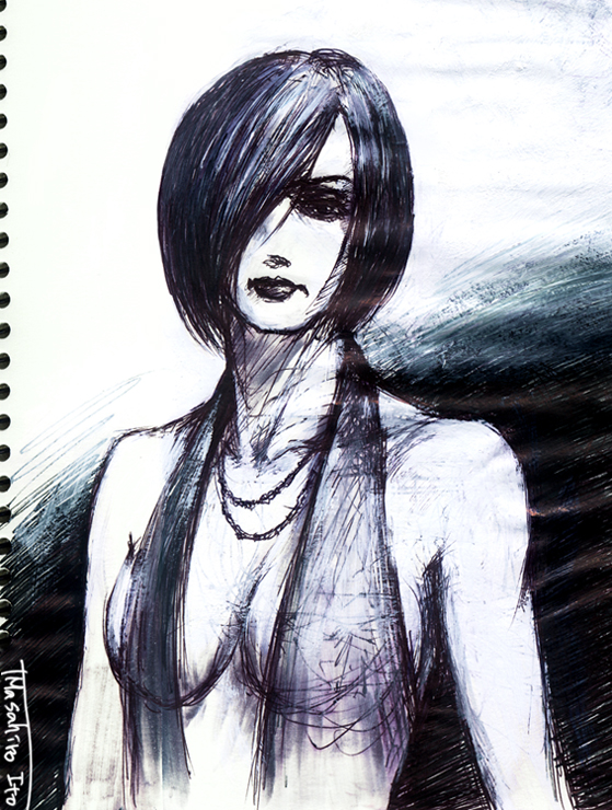 eileen galvin (silent hill and 1 more) drawn by masahiro_ito