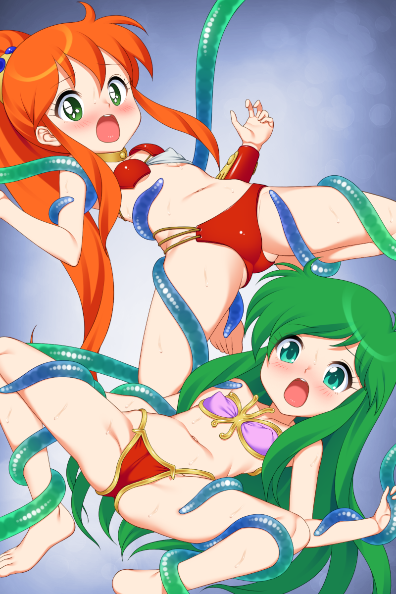 ayanokouji rem and caron (dream hunter rem and 1 more) drawn by fugetsu_taku