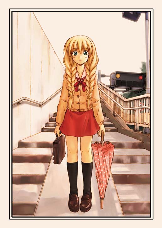 satomura akane (one - kagayaku kisetsu e) drawn by hirasaka_makoto